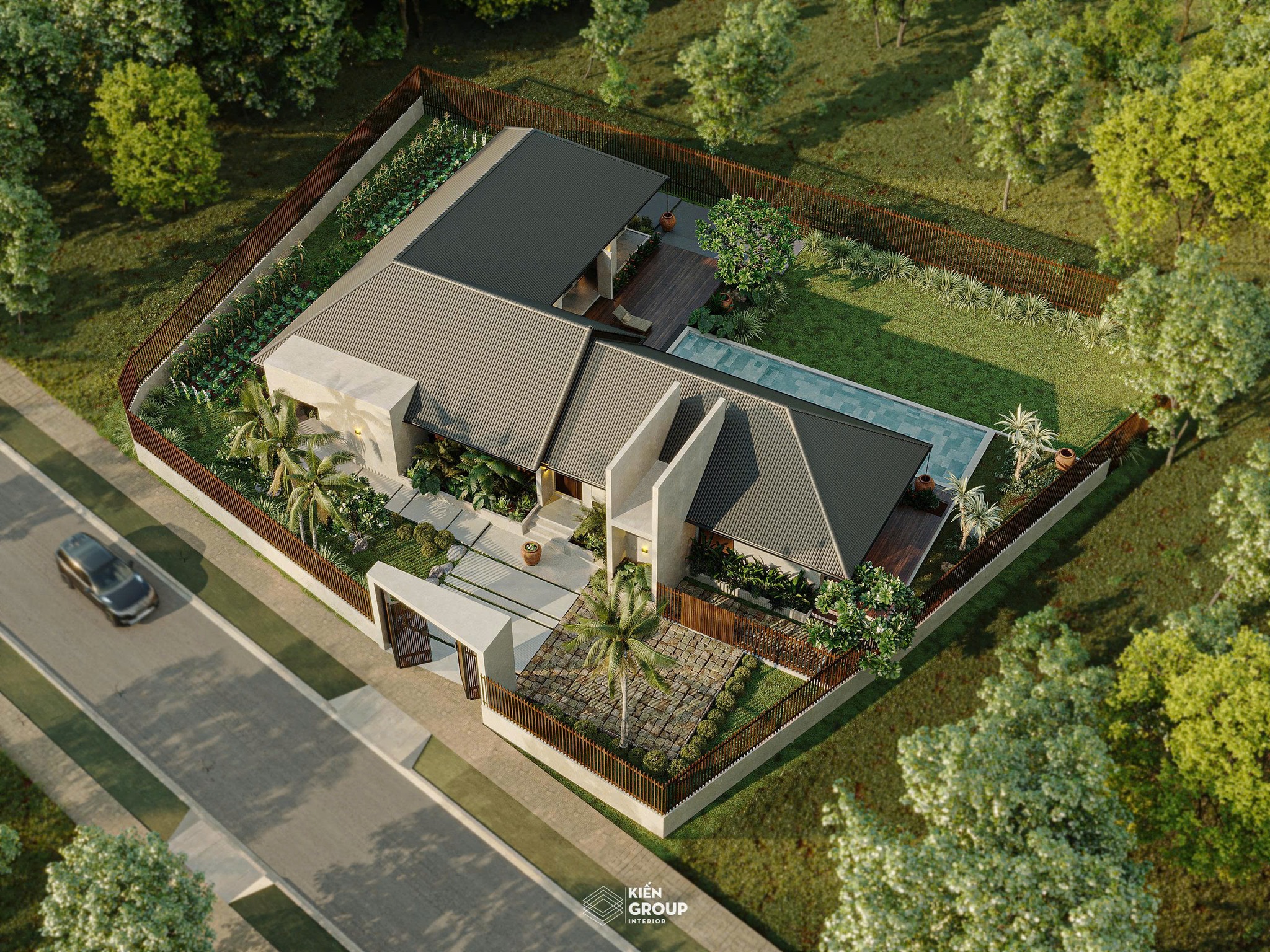 [HN] KIẾN TRÚC & NỘI THẤT NHÀ VƯỜN BA VÌ | HÀ NỘI